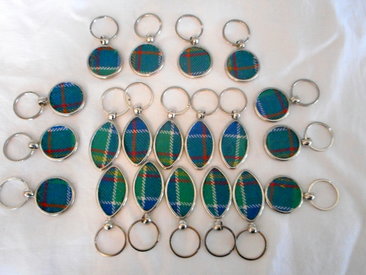 Clan Tartan Golf and Rugby keyrings