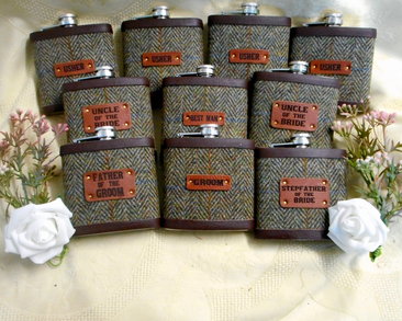 Set of ten in Mossy Glade tweed