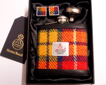 Buchanan Tartan Harris Tweed gift set