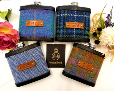 Groomsmen's flasks with initials