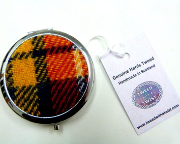 Buchanan Tartan compact mirror