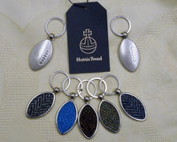Rugby-keyring-harris-tweed-scottish-sports-gift-for-men-him-made-in-scotland