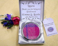 personalised-bridesmaid-gift-harris-tweed-compact-mirror