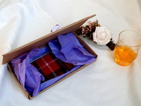 Buchanan tartan Harris Tweed drinks coasters, wipe clean easy care and durable.