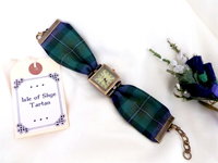Isle of Skye tartan watch  made in Scotland , Christmas or birthday gift womens or bridesmaid jewellery
