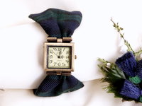 Black Watch tartan wristwatch  made in Scotland , Christmas or birthday gift womens or bridesmaid jewellery