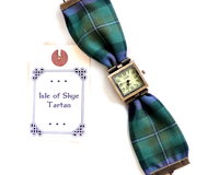 Isle of Skye tartan watch  made in Scotland , Christmas or birthday gift womens or bridesmaid jewellery