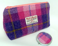 Harris-Tweed-pink-cosmetic-bag