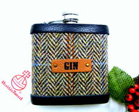 Harris-tweed-gin-hip-flask-liquor-gift