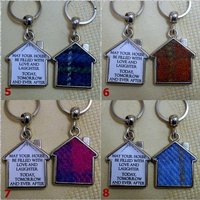 Harris Tweed key fob, ideal housewarming gift or Wedding  made in Scotland small gift for leaving present, new home, neighbour