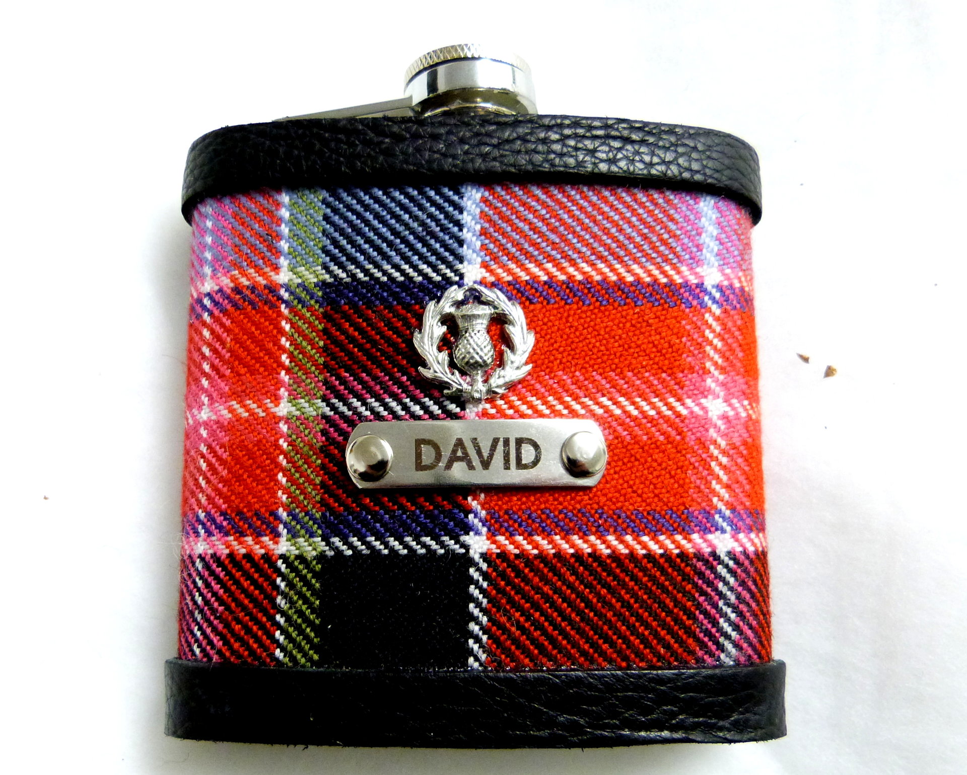 Aberdeen-tartan-flask-gift for men-highland-scottish