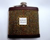 personalised-harris-tweed-hip-flask-with-name